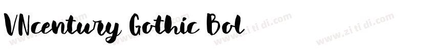 VNcentury Gothic Bol字体转换